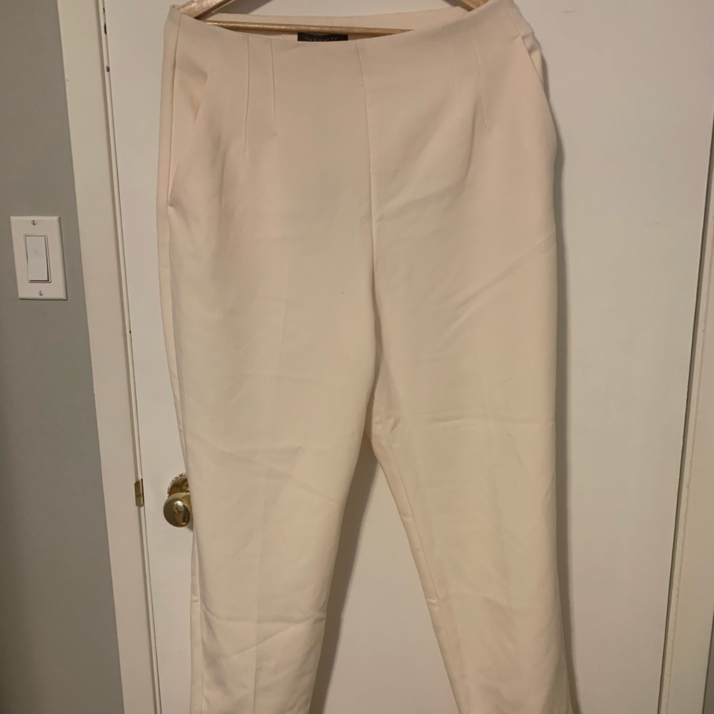 Elegant Cream Women's Pants